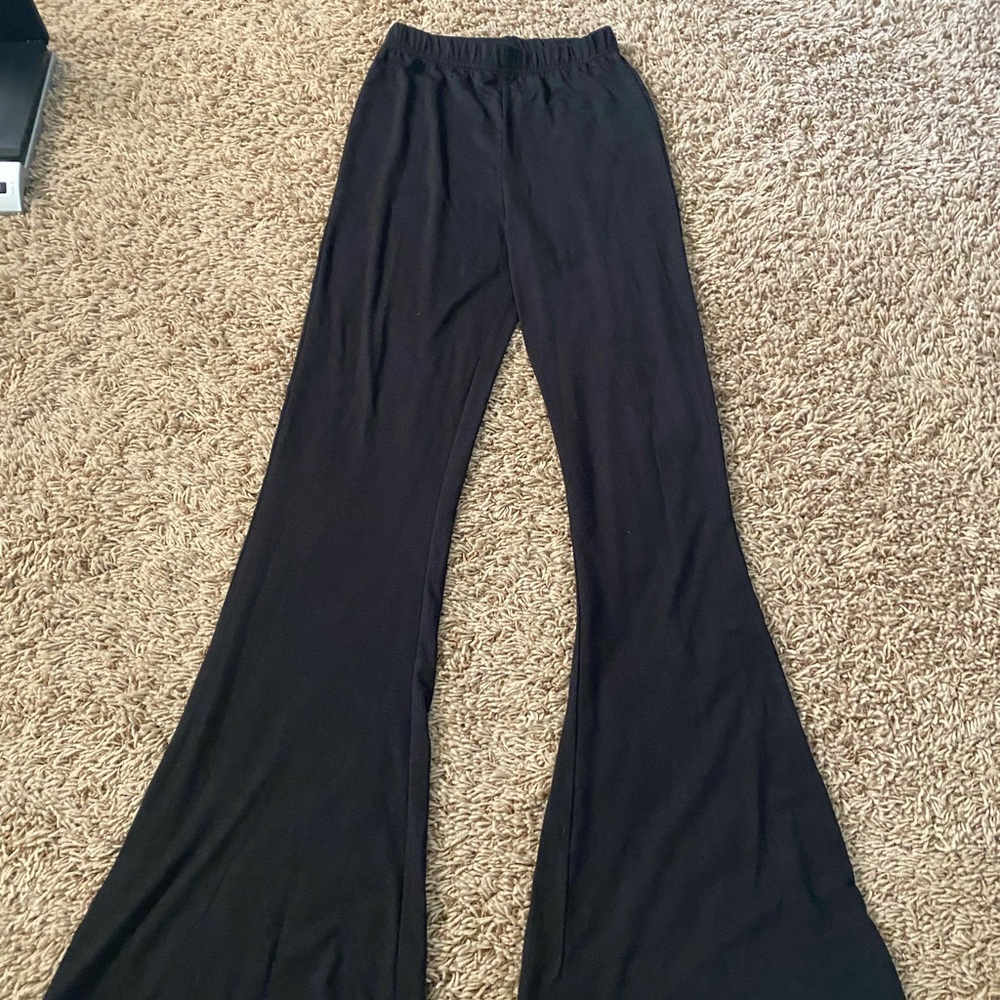 Missguided + Black Flare Pants